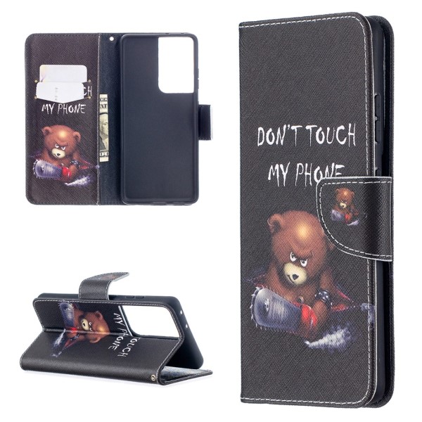 Puzdro na Samsung Galaxy S21 Ultra Medveď