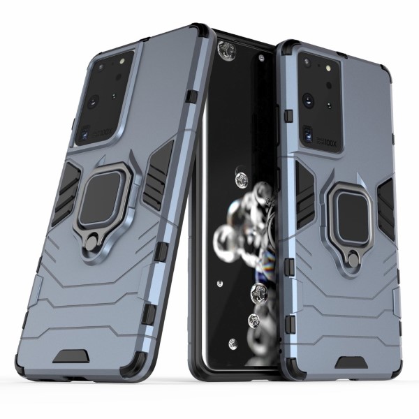 Kryt na Samsung Galaxy S21 Ultra odolný Finger modrý