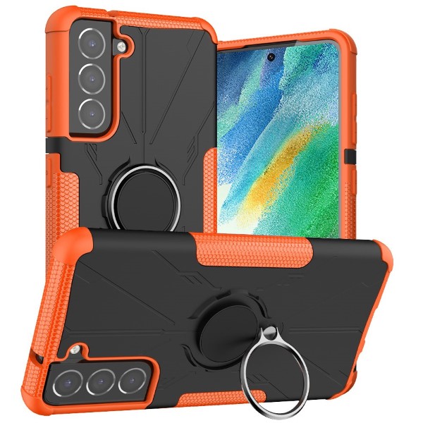 Kryt na Samsung Galaxy S21 FE odolný Tire oranžový