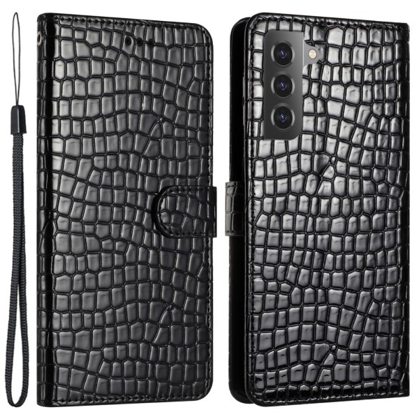 Puzdro na Samsung Galaxy S21 FE Krokodíl čierne