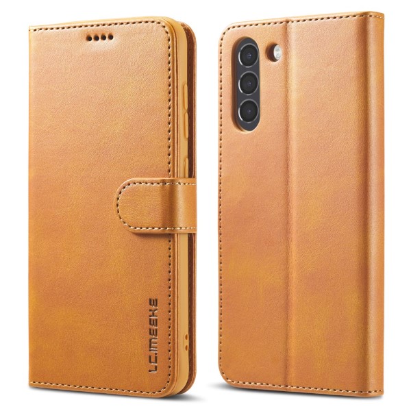 Puzdro na Samsung Galaxy S21 FE LC.IMEEKE svetlo hnedé