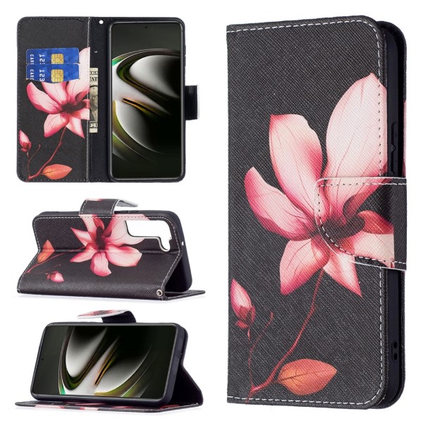 Puzdro na Samsung Galaxy S22 Kvietka čierne