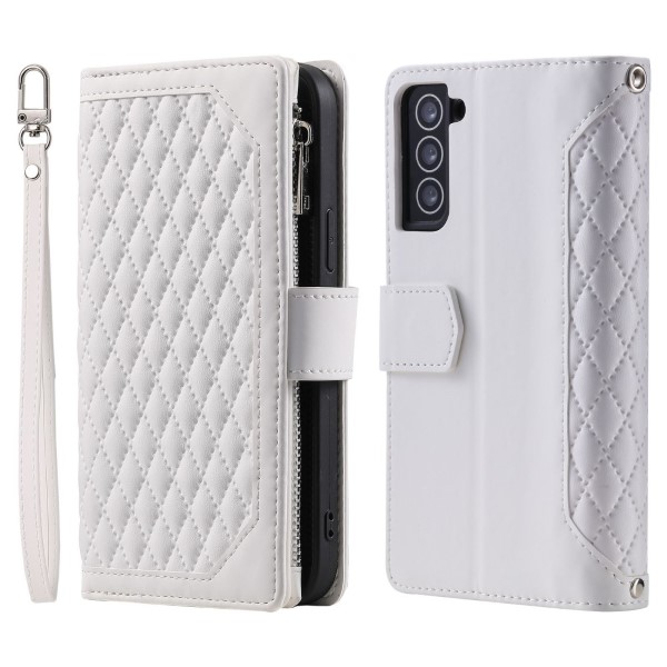 Puzdro na Samsung Galaxy S22 Luxury Double Layer biele