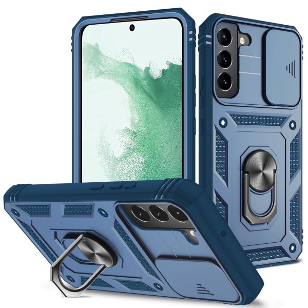 Kryt na Samsung Galaxy S22 Plus odolný s krytom na fotoaparát tmavomodrý