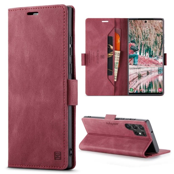 Puzdro na Samsung Galaxy S22 Ultra AUTSPACE červené