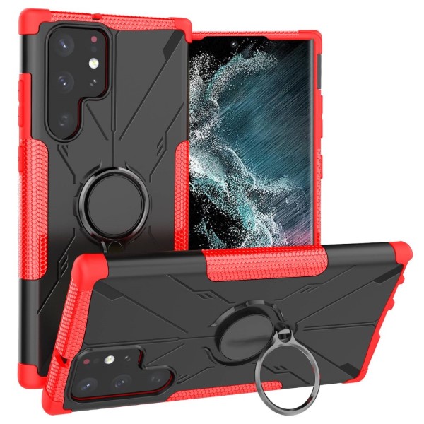 Kryt na Samsung Galaxy S22 Ultra odolný Tire červený