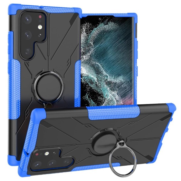 Kryt na Samsung Galaxy S22 Ultra odolný Tire modrý