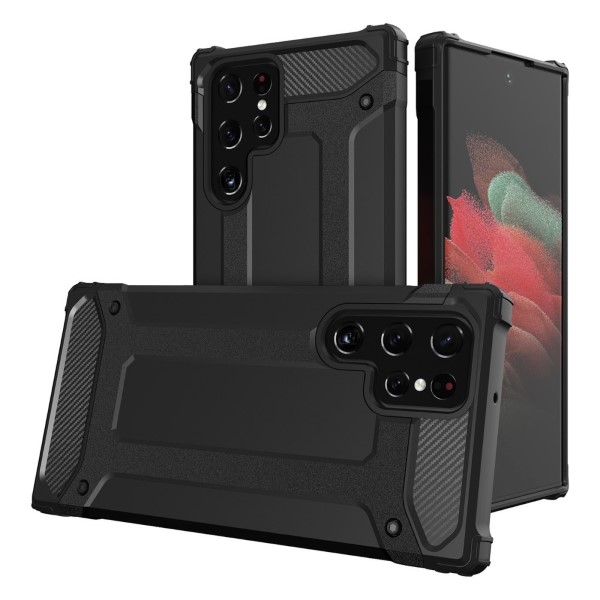 Kryt na Samsung Galaxy S22 Ultra odolný Hybrid čierny