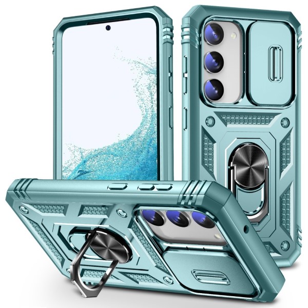 Kryt na Samsung Galaxy S23 odolný s krytom na fotoaparát svetlo modrý