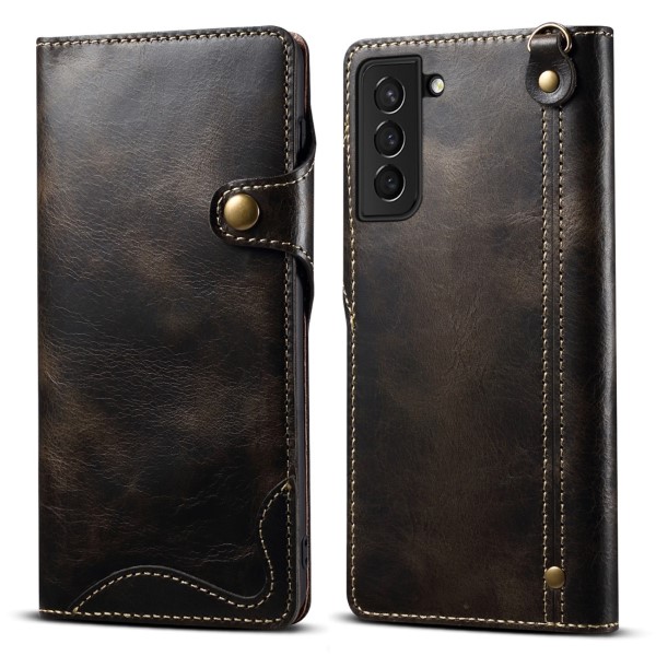 Puzdro kožené na Samsung Galaxy S23 čierne