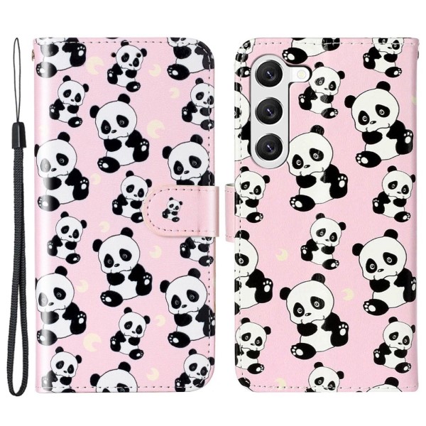 Puzdro na Samsung Galaxy S23 Panda ružové