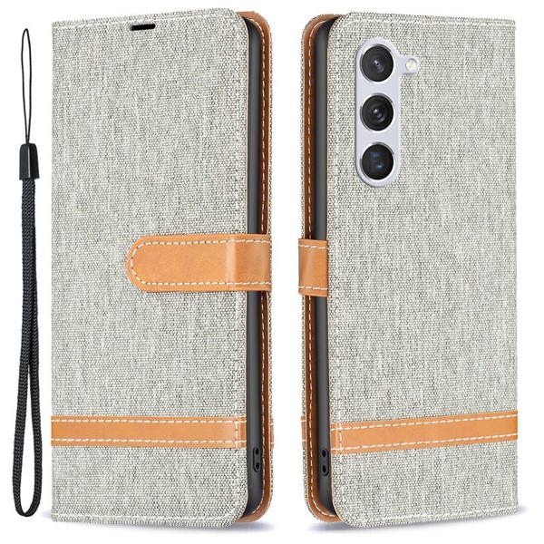 Puzdro na Samsung Galaxy S23 Jeans šedé