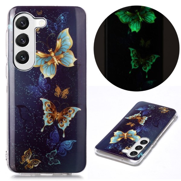 Kryt na Samsung Galaxy S23 plus svietiaci Motýľ