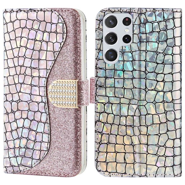 Puzdro na Samsung Galaxy S23 Ultra Glitter ružové