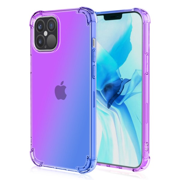 Kryt na iPhone 15 Pro gumový gradient fialový