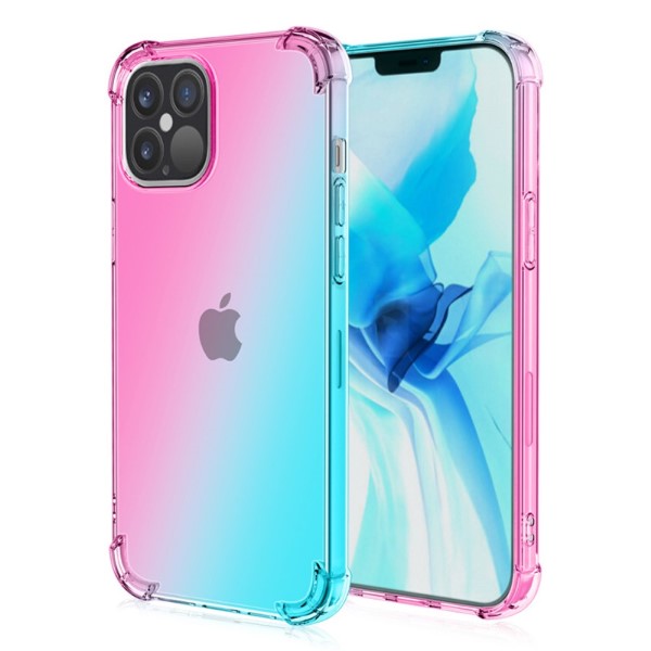 Kryt na iPhone 15 Pro gumový gradient modrý
