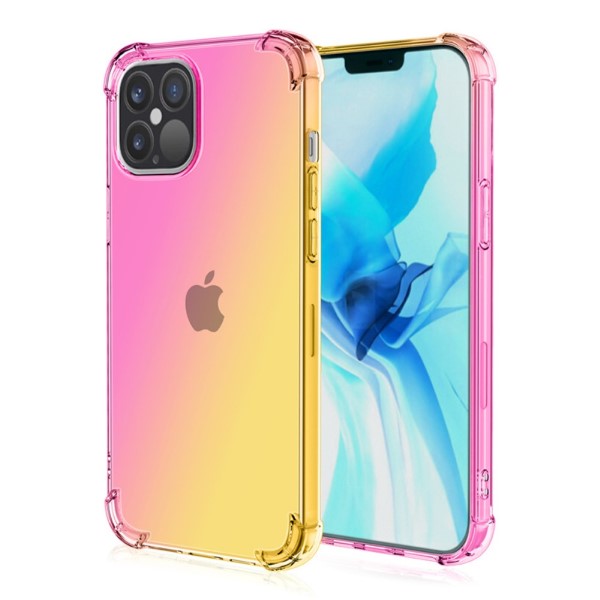 Kryt na iPhone 15 Pro gumový gradient ružový