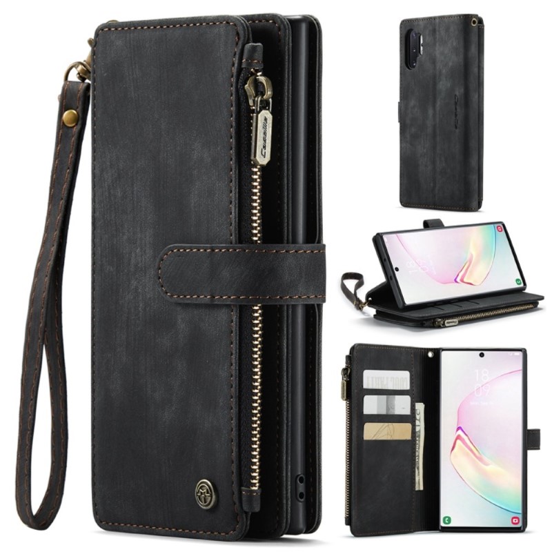 Puzdro na Samsung Galaxy Note 10 Plus CASEME Deluxe čierne