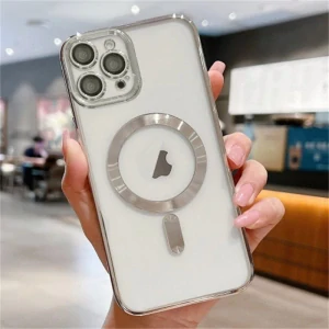 Kryt na iPhone 16 Pro s podporou MAGSAFE strieborný