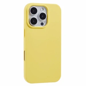 Kryt na iPhone 16 Pro gumový Premium žltý