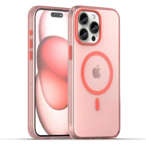 Kryt na iPhone 16 Pro Max Candy s podporou MAGSAFE červený