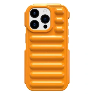 Kryt na iPhone 15 Pro Capsule oranžový