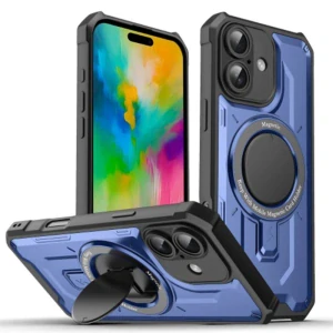 Kryt na iPhone 16 odolný s podporou MagSafe modrý