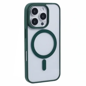 Kryt na iPhone 16 Pro Max matný s podporou MagSafe zelený