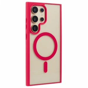 Kryt na Samsung Galaxy S23 Ultra matný s podporou MagSafe červený