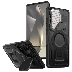 Kryt na Samsung Galaxy S24 Ultra s krytkou na fotoaparát čierny