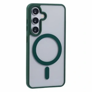 Kryt na Samsung Galaxy S23 FE matný s podporou MagSafe zelený