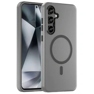 Kryt na Samsung Galaxy S24 FE gumový Magnetic (podpora MagSafe) čierny