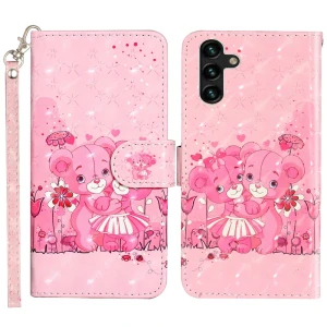 Puzdro na Samsung Galaxy S24 FE medvedík ružové