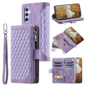 Puzdro na Samsung Galaxy S25+ Luxury Double Layer fialové