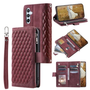 Puzdro na Samsung Galaxy S25+ Luxury Double Layer vínové