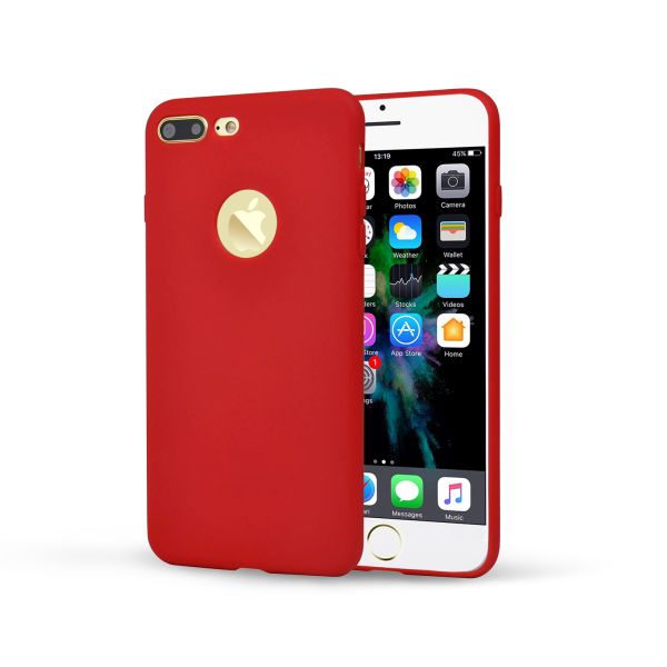 Kryt na iPhone 7 Plus / 8 Plus silikónový červený