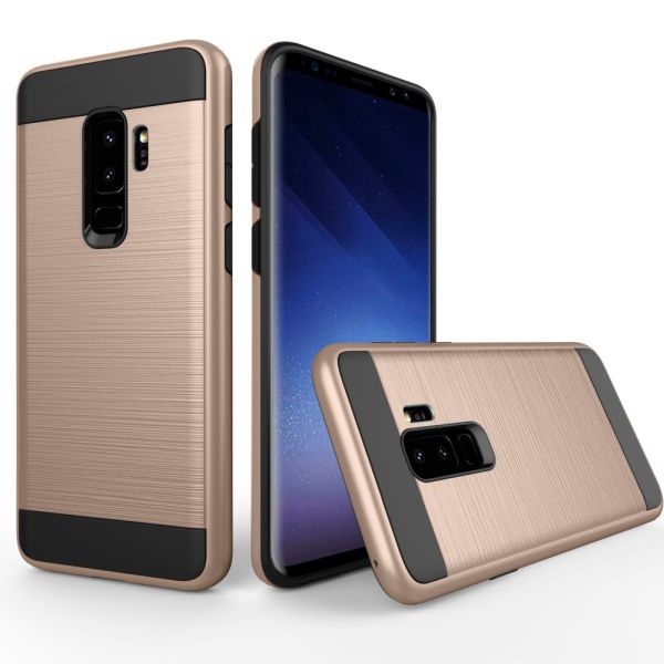 Kryt na Samsung Galaxy S9 Plus Brushed zlatý