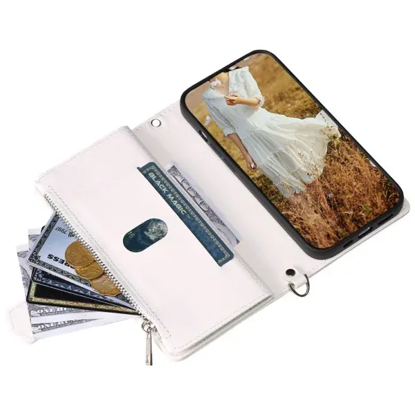 Púzdro pre iPhone 12 / 12 Pro Luxury Double Layer biele
