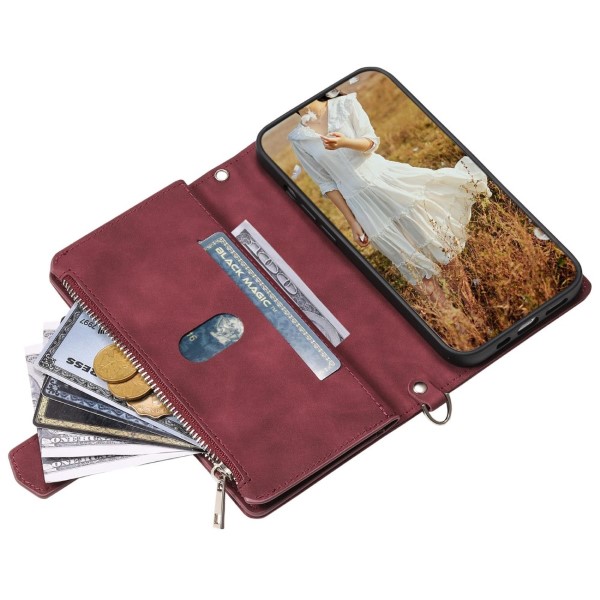 Púzdro pre iPhone 12 / 12 Pre Luxury Double Layer vínové