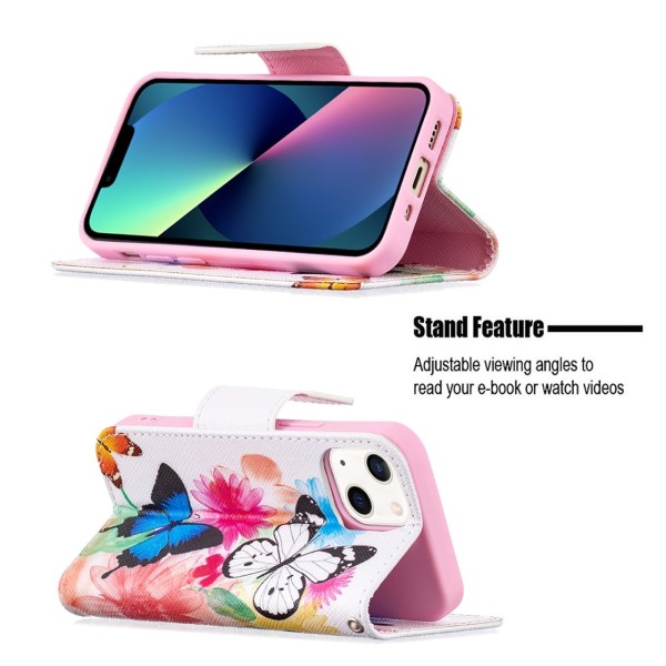 Púzdro pre iPhone 13 Motýľ biele