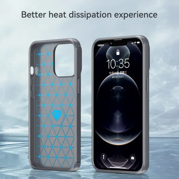 Kryt na iPhone 13 Pro Carbon sivý
