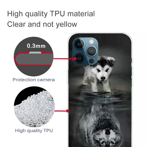 Kryt na iPhone 13 Pro Šteňa