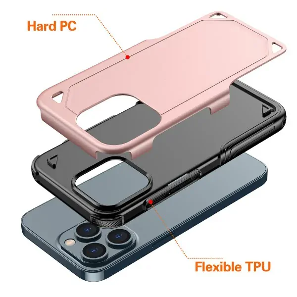 Kryt na iPhone 13 Pro odolný Rugged čierny