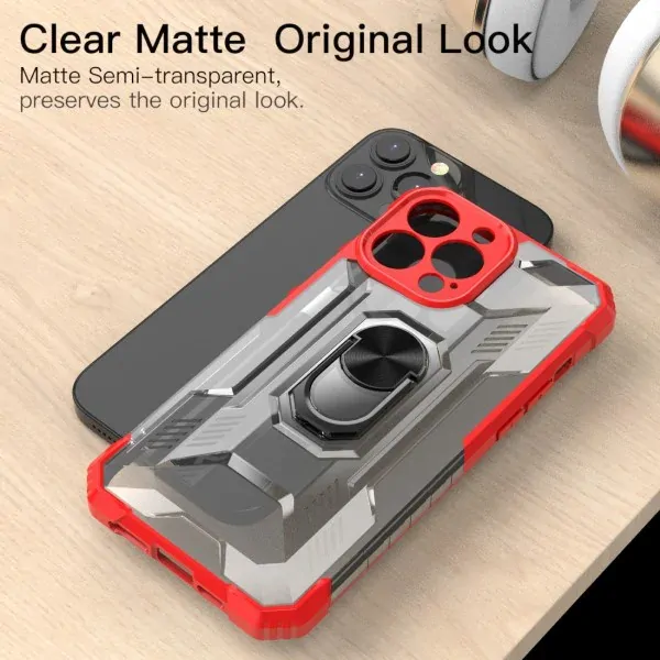 Kryt na iPhone 13 Pro odolný Protective červený