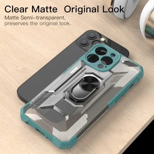 Kryt na iPhone 13 Pro odolný Protective zelený