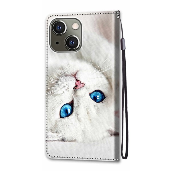 Pouzdro pro iPhone 13 Kotě bílé
