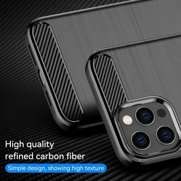 Kryt na iPhone 12 Pre Max Carbon čierny