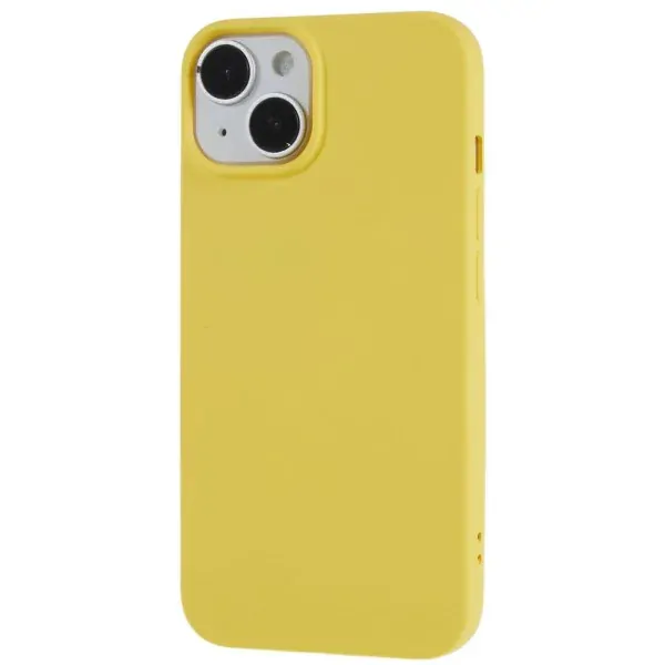 Kryt na iPhone 14 Plus gumový žltý