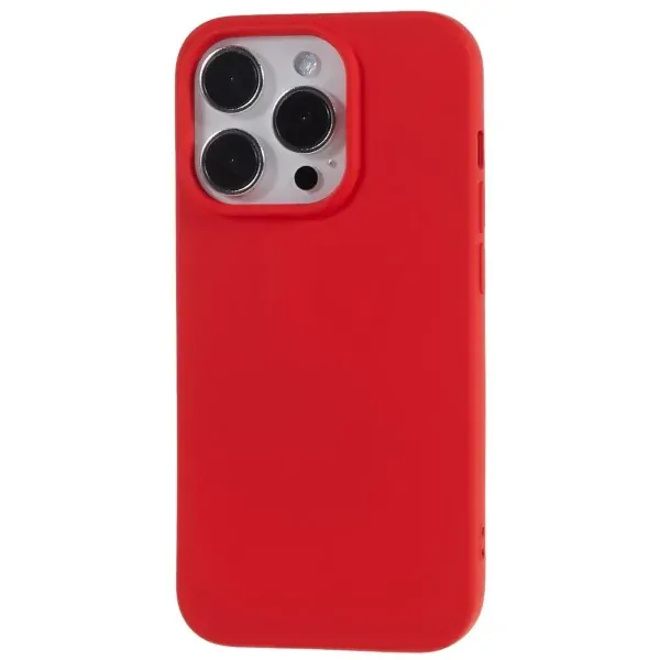 Kryt na iPhone 14 Pro Max gumový červený