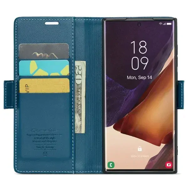 Puzdro na Samsung Galaxy Note 20 Ultra CASEME smooth modré